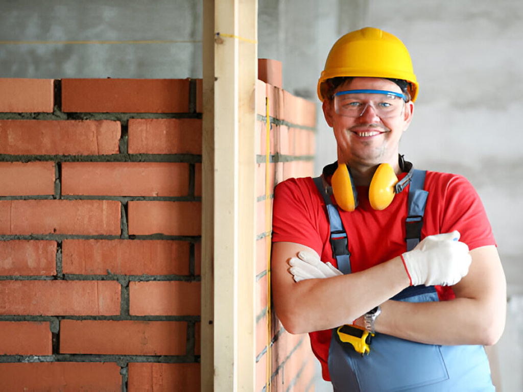 Brick wall installation