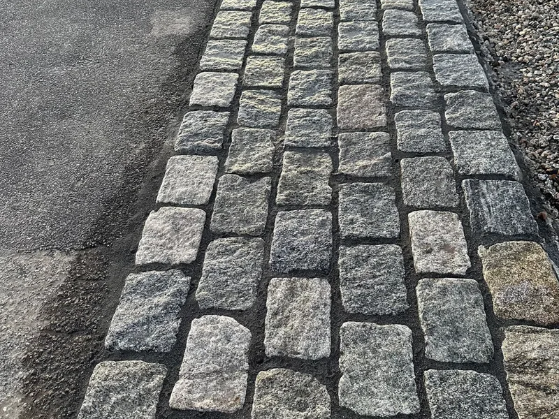 stone patio installation