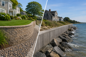 Retaining Wall vs. Seawall